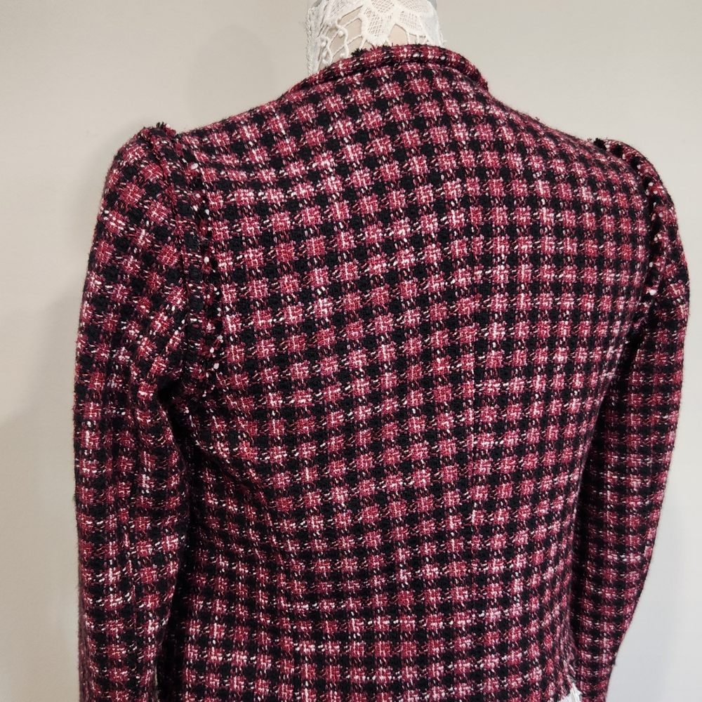 Hugo Boss Red and Black Tailored Blazer - Picture 6 of 15